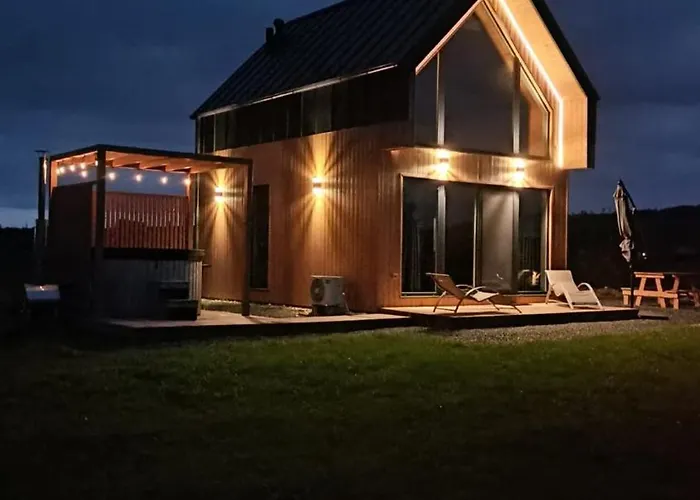 Zielone Wzgorze Komfortowy Klimatyzowany Z Balia Z Aeromasazem *