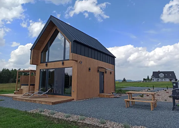 Hytte Zielone Wzgorze Komfortowy Klimatyzowany Z Balia Z Aeromasazem