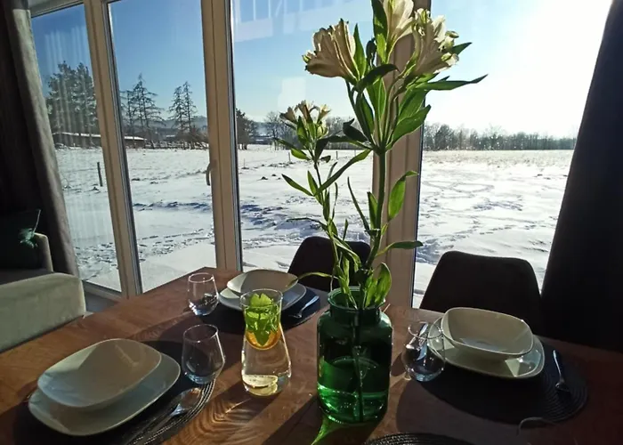 Zielone Wzgorze Komfortowy Klimatyzowany Z Balia Z Aeromasazem Hytte